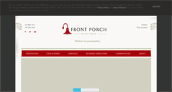 Desktop Screenshot of frontporchrealtygroup.com